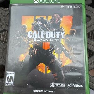Microsoft Xbox One Call of Duty Black Ops 4 Green and Black
